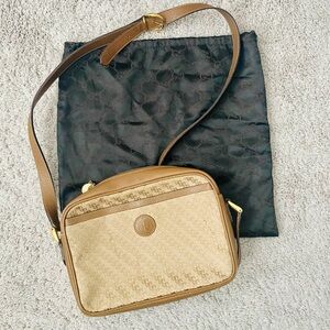 Gucci Tan and Brown Crossbody Bag